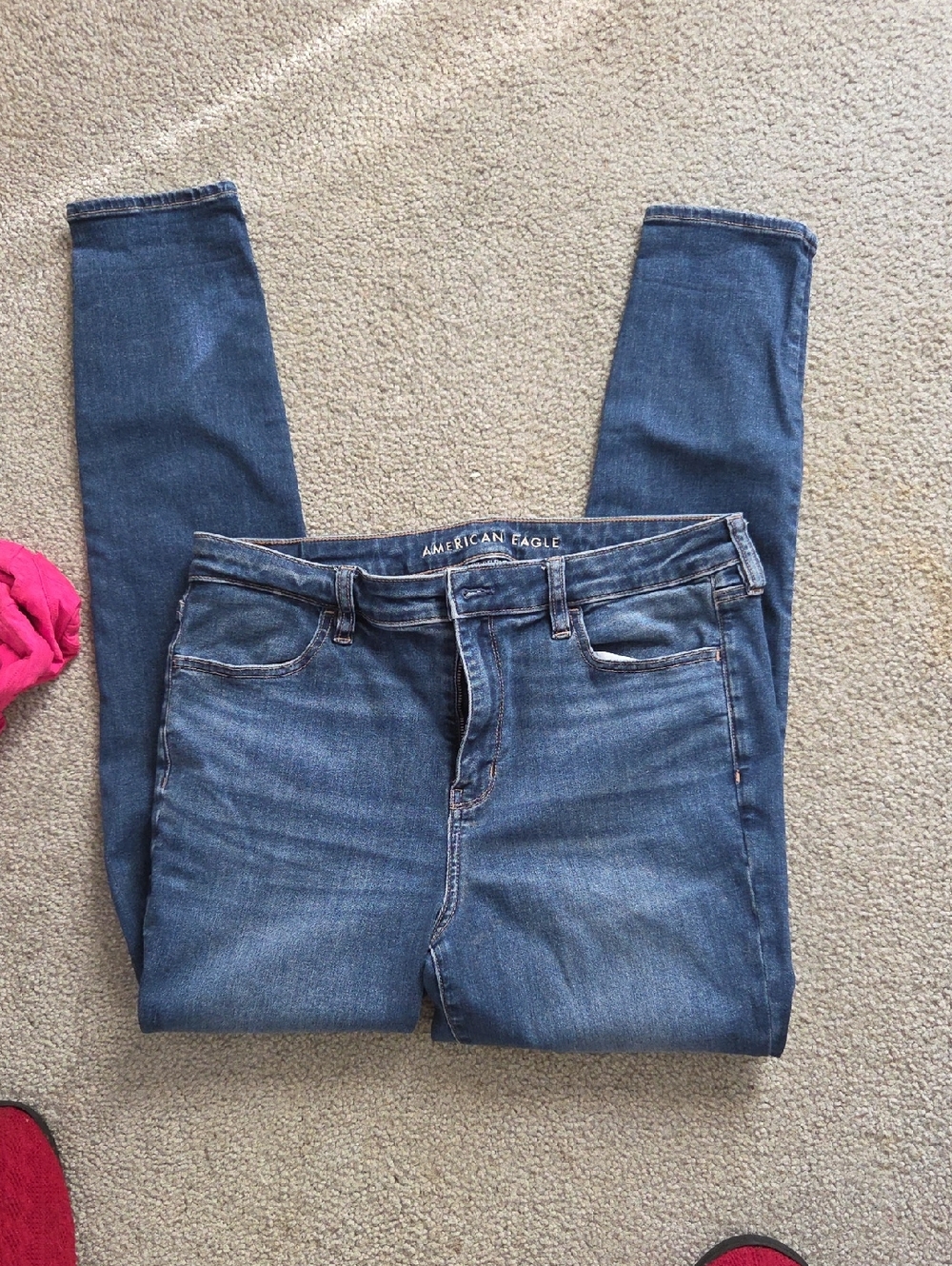 American Eagle Outfitters Blue Skinny Jeans - Classic Wash